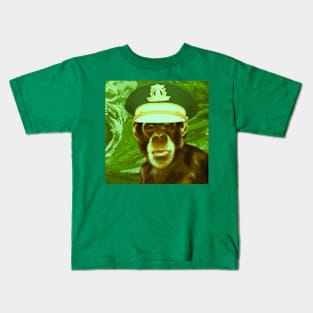 Monkey P and the Green Ape Kids T-Shirt